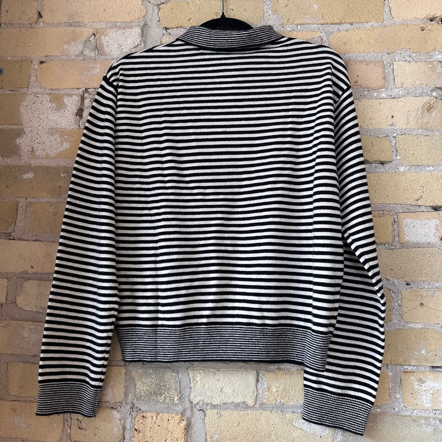 Mod Ref Denise Sweater in Black and White