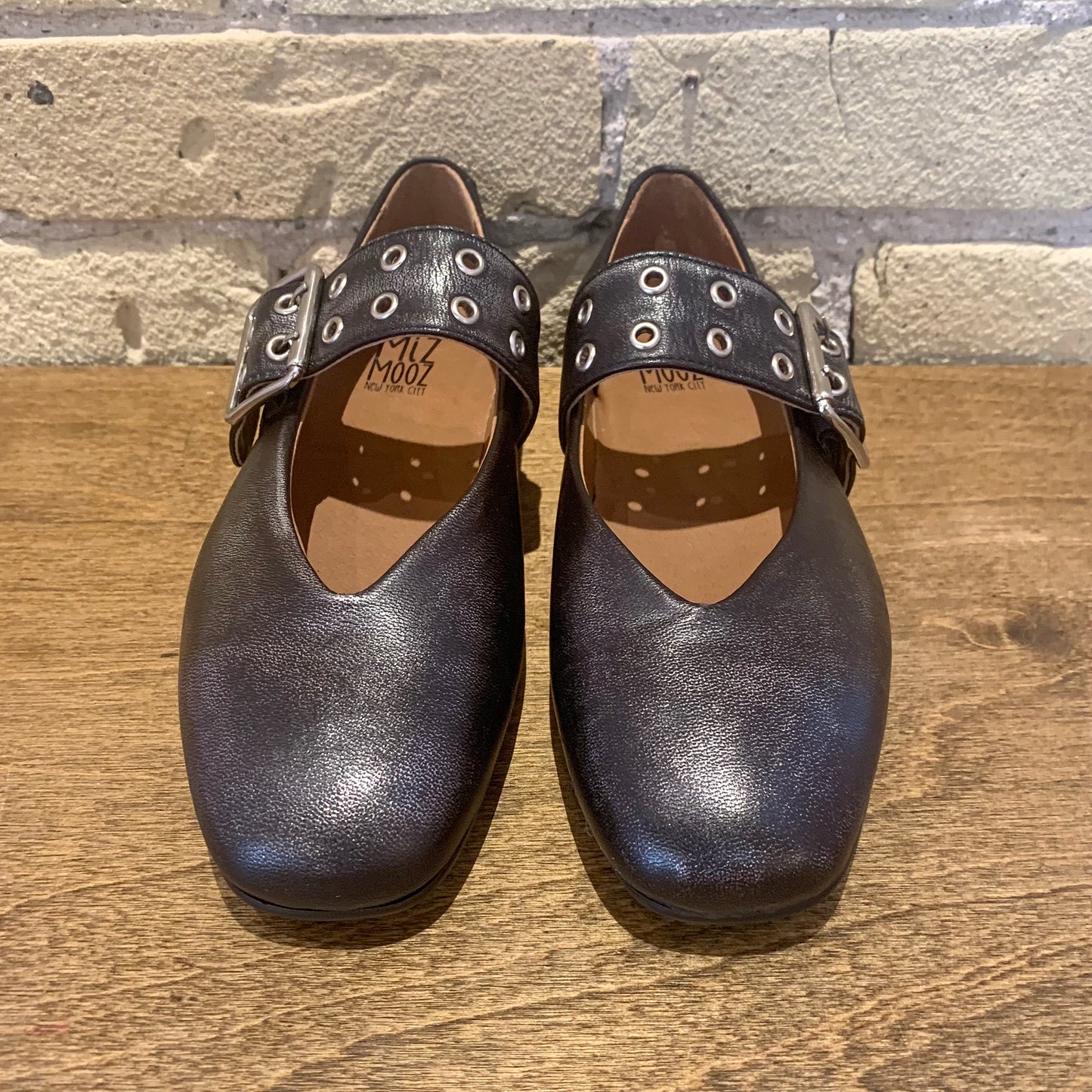 Miz Mooz Zephyr Gunmetal Mary Jane