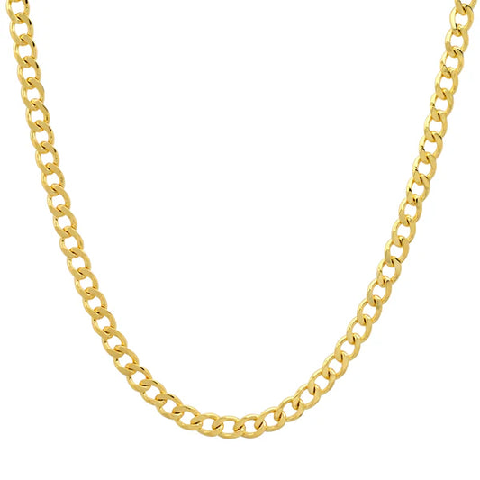Jen Hansen Tiny Cuban Link Chain - Gold