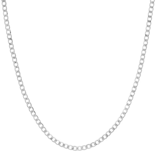 Jen Hansen Tiny Cuban Link Chain - Silver