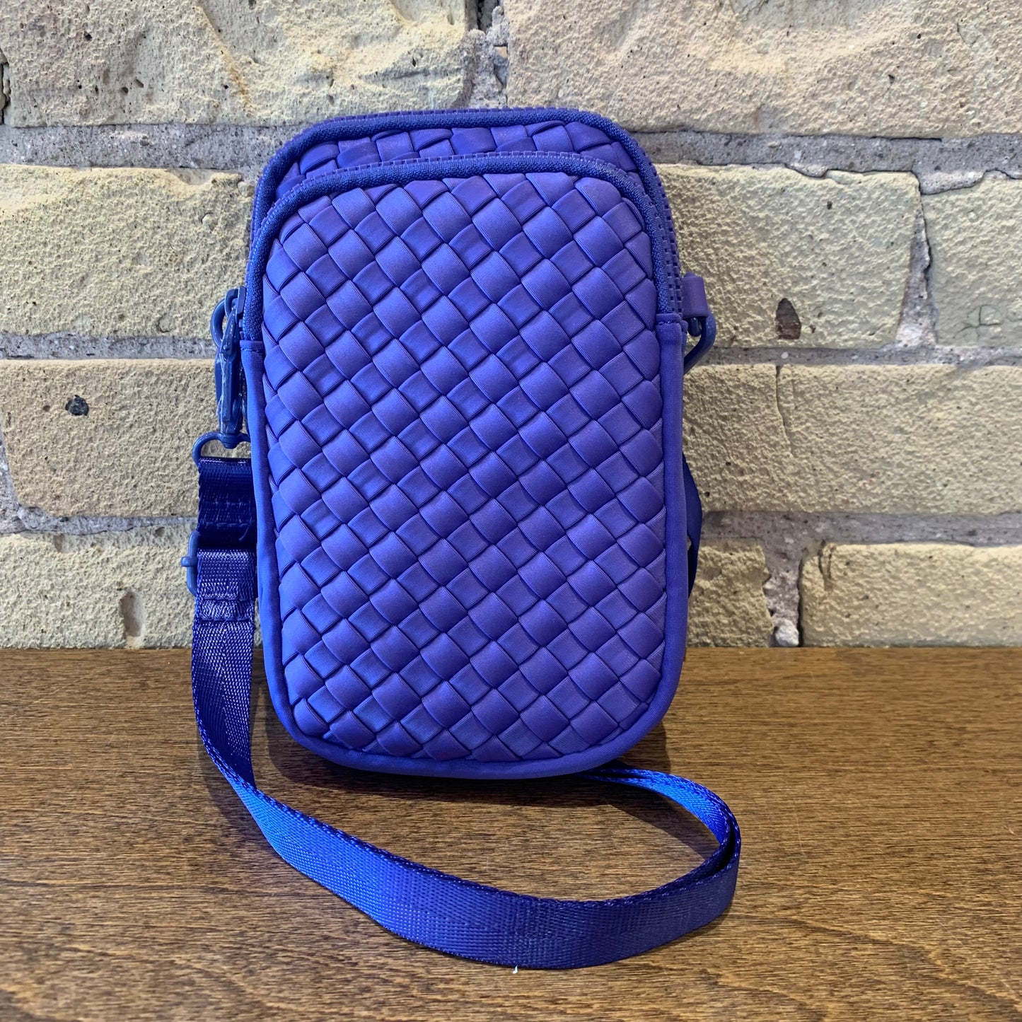 Divide & Conquer - Woven Neoprene Crossbody Periwinkle