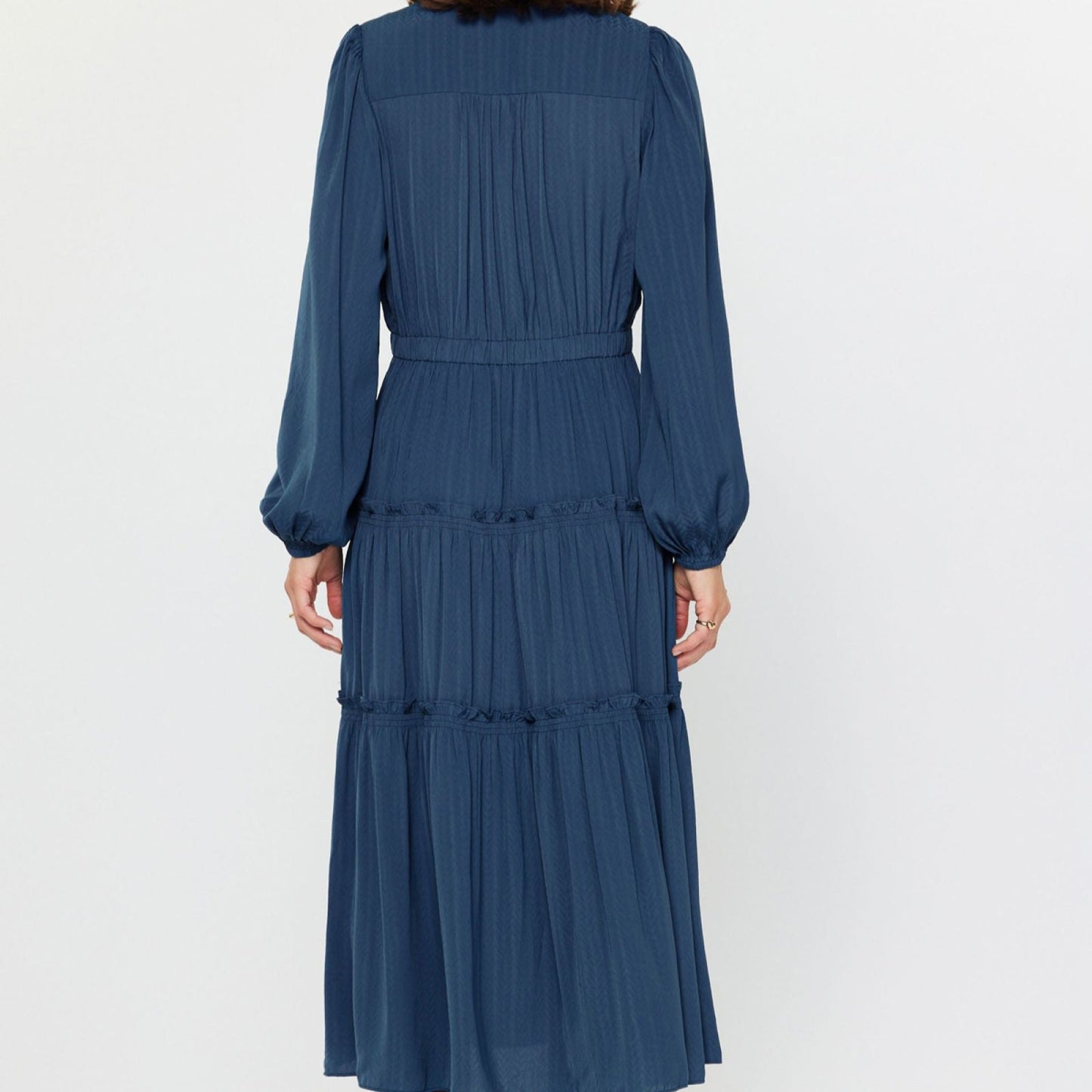 Current Air French Blue V-neck Dress