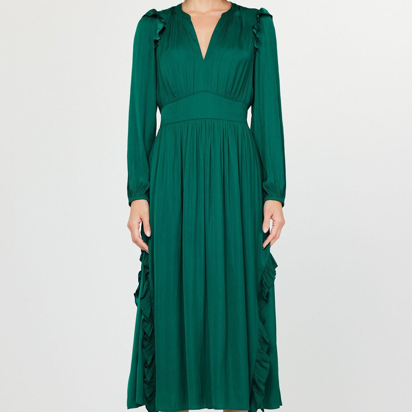Current Air Midi Dress Green
