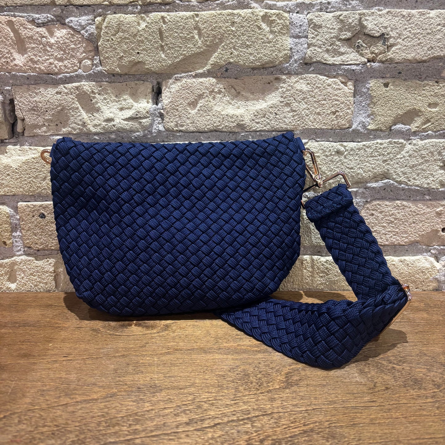 Ethereal - Woven Neoprene Crossbody Navy