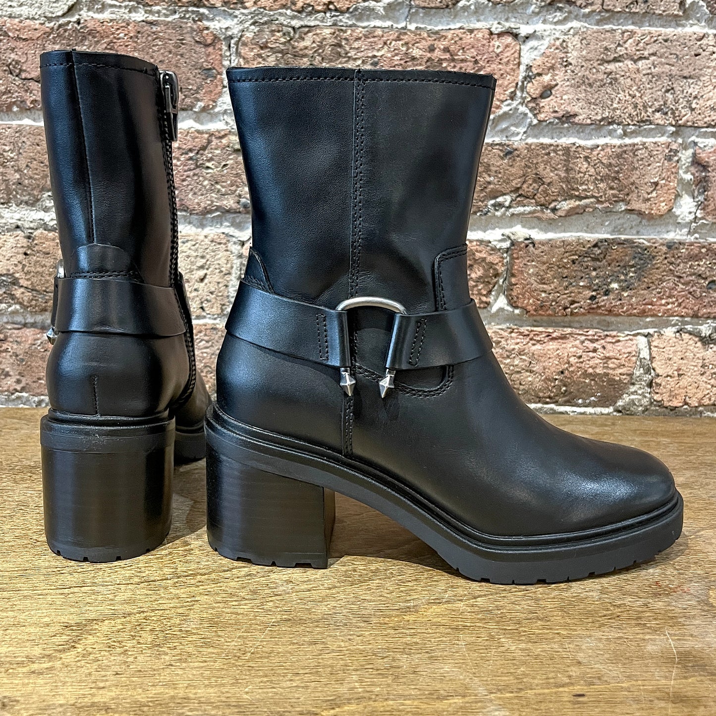 Camros Leather Moto Boots