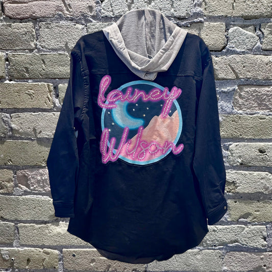 Gearhead Lainey Wilson Black Jacket/Gray Hoodie
