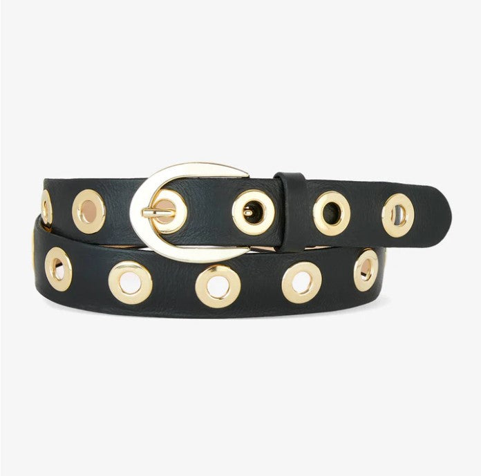 Leah Black/Gold Belt