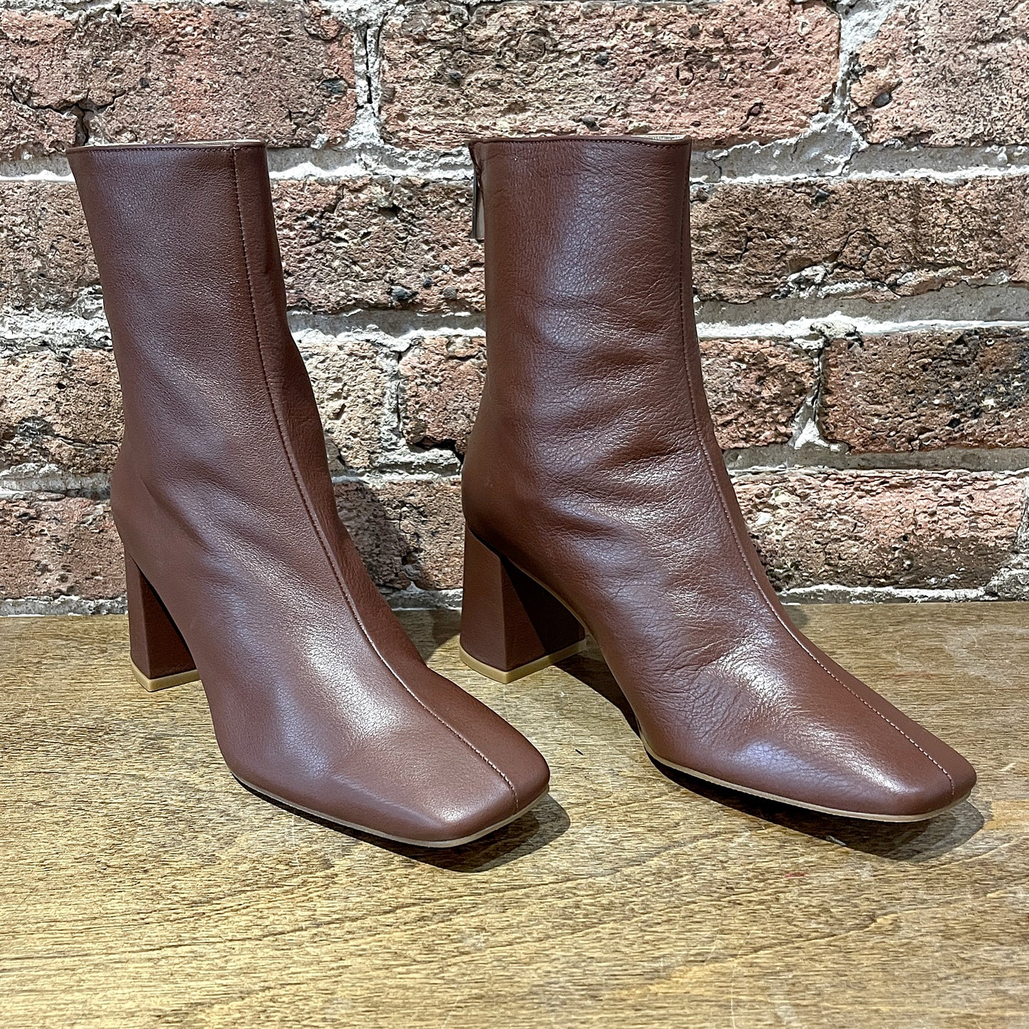 Tabatha Leather Heeled Boots