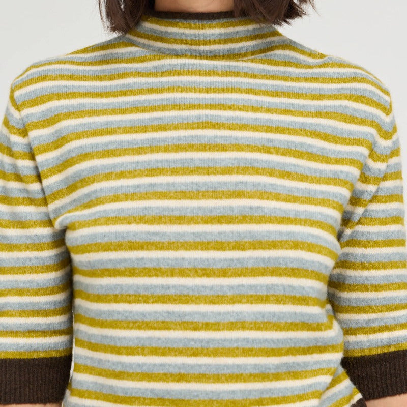 Grade & Gather Striped Sweater Top