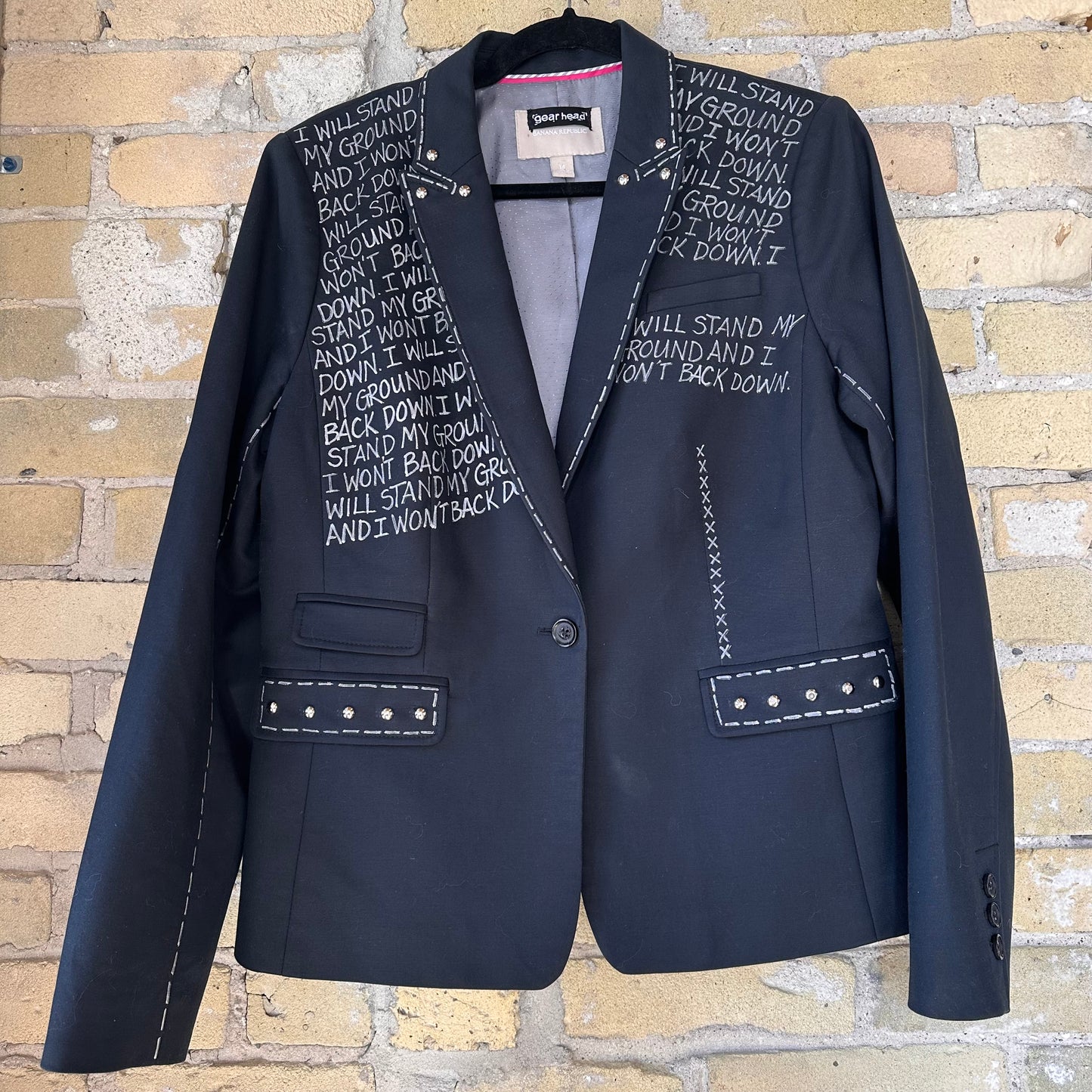 Gearhead Black Blazer Stand My Ground