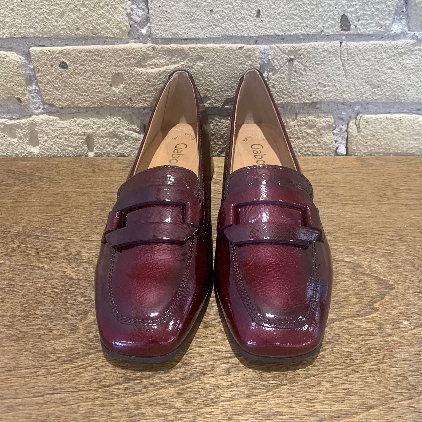 Gabor 75.261.95 Patent Loafer Bordo