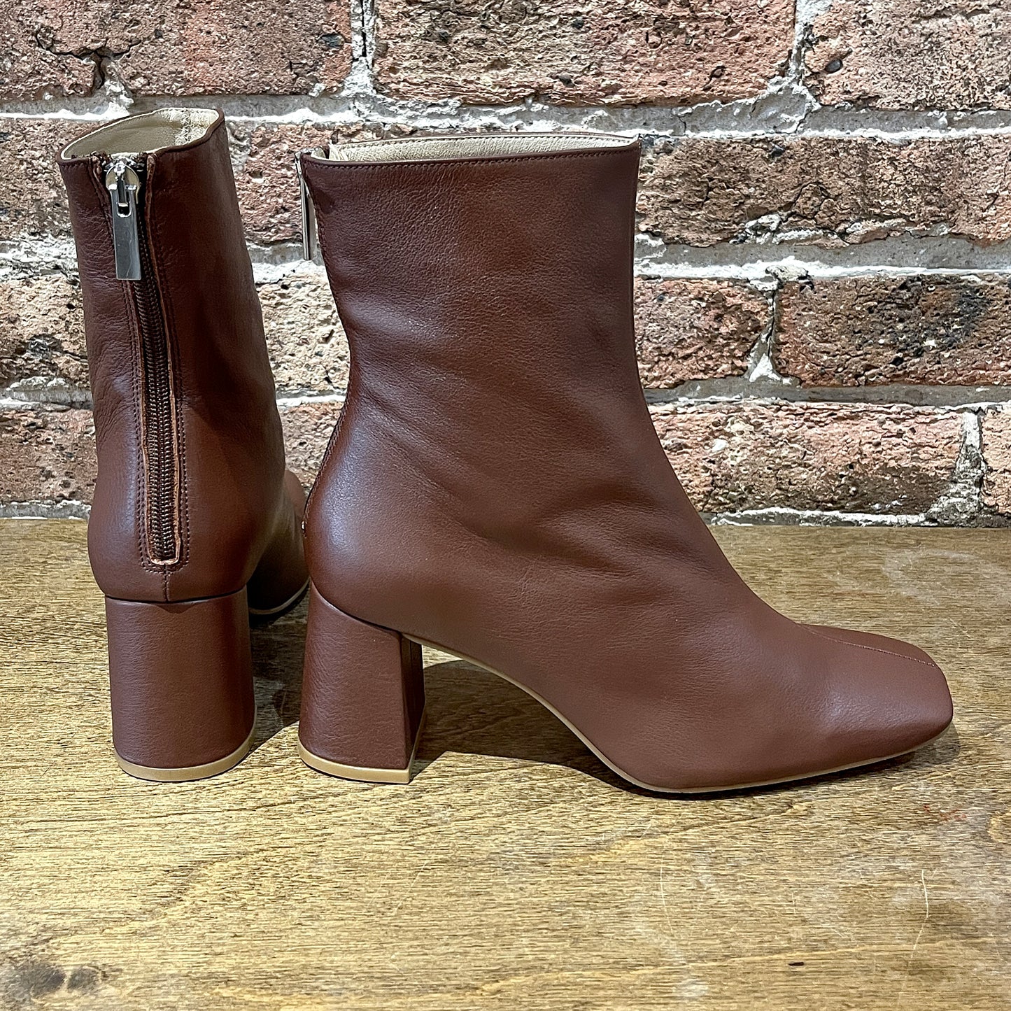 Tabatha Leather Heeled Boots