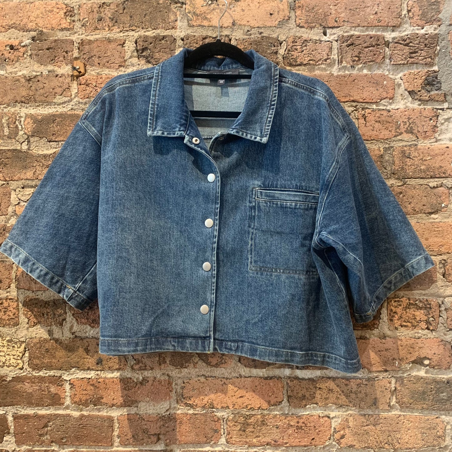 Grade & Gather Denim Short Sleeve Jacket