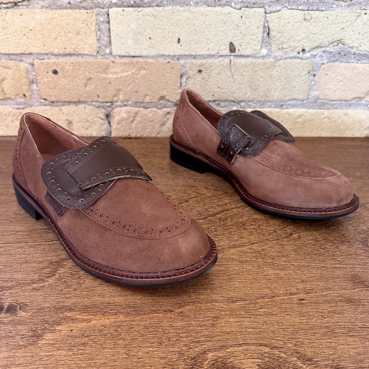 All Black Belted Kid Loafer