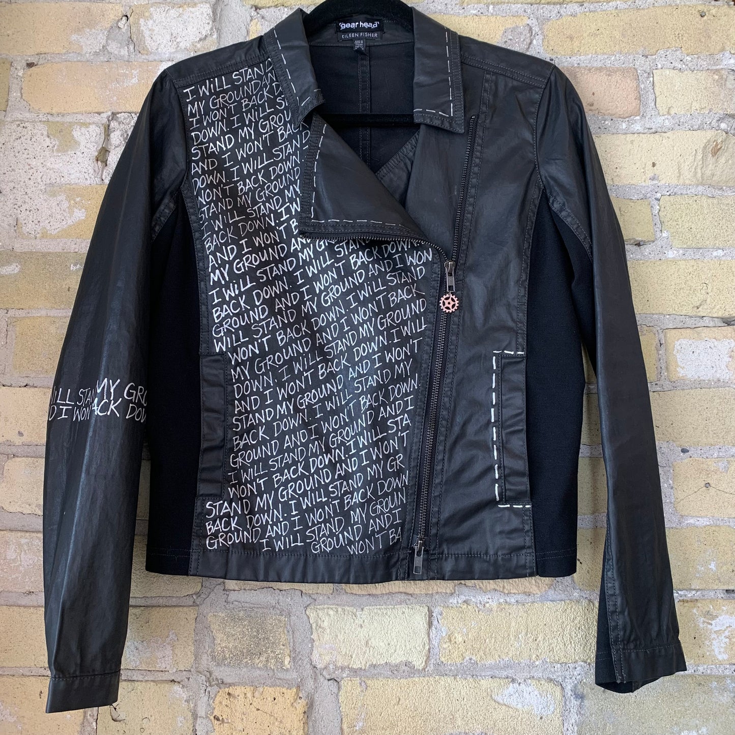 Gearhead Stand My Ground Black Moto Jacket