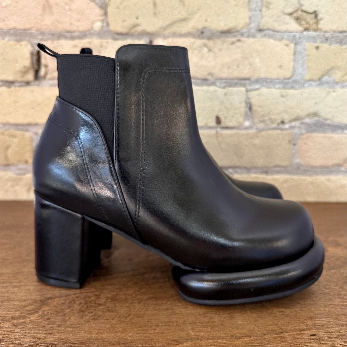 All Black Mod Easy Bootie