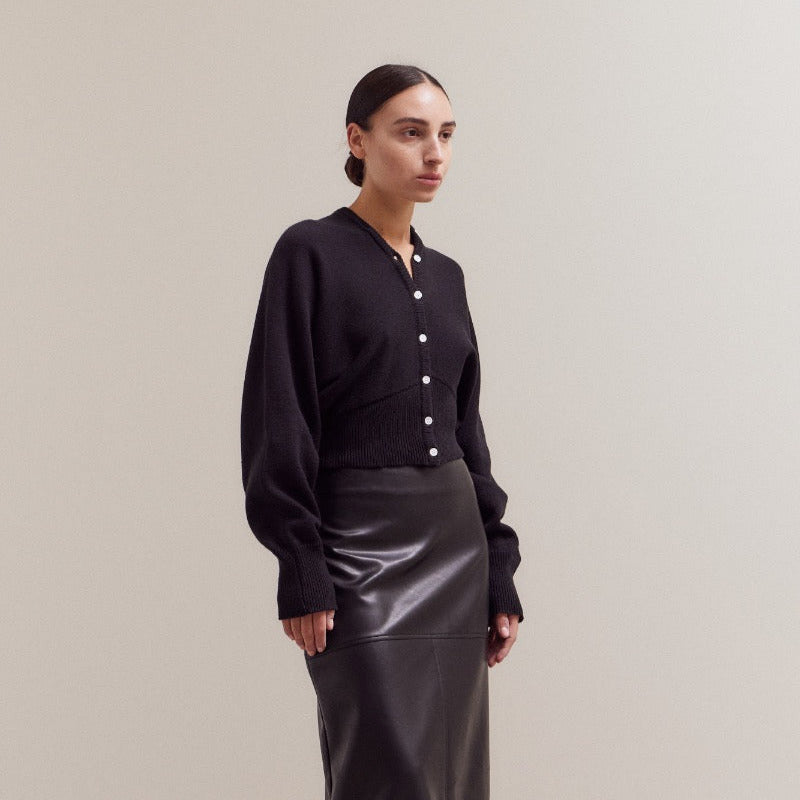 Grade & Gather Black Cardigan