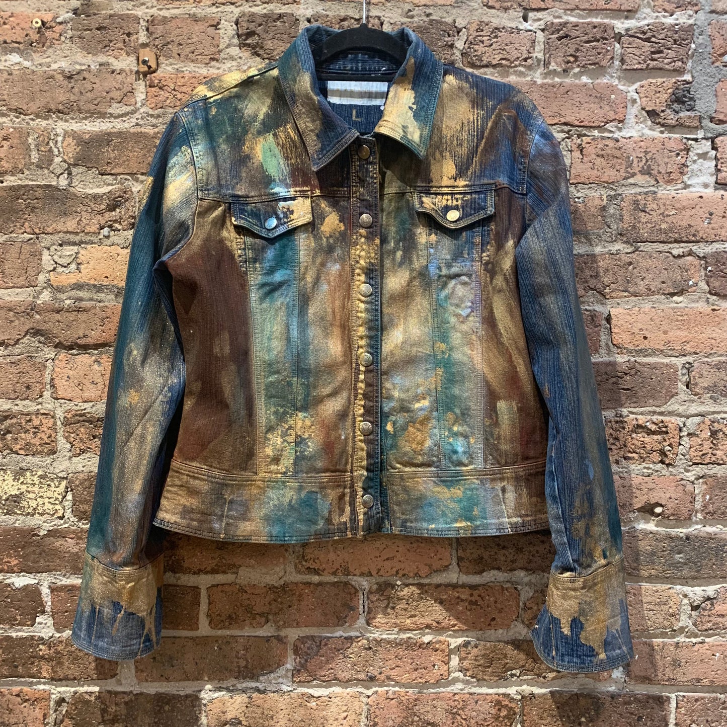 CC x Shoo Metallic Denim Jacket