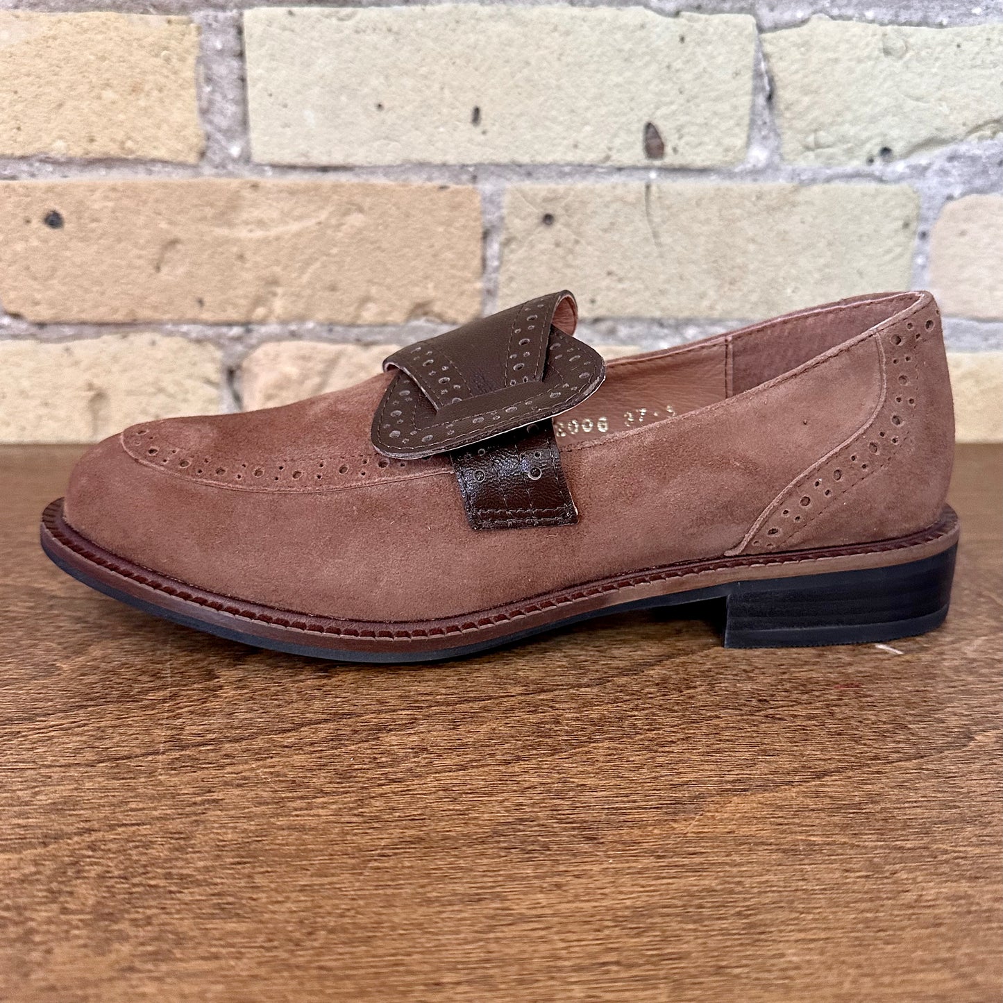 All Black Belted Kid Loafer