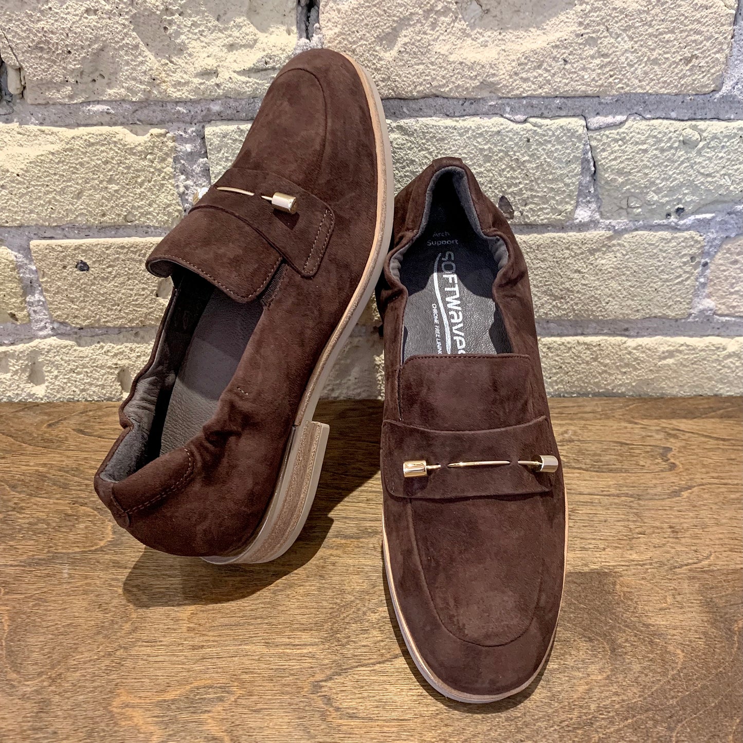 Softwaves Gwen 8.35.55 Chocolate Bit Loafer