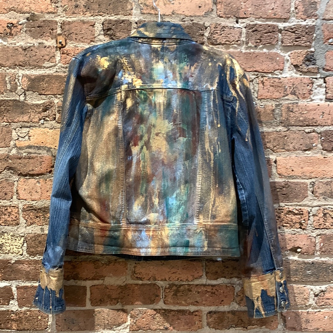 CC x Shoo Metallic Denim Jacket