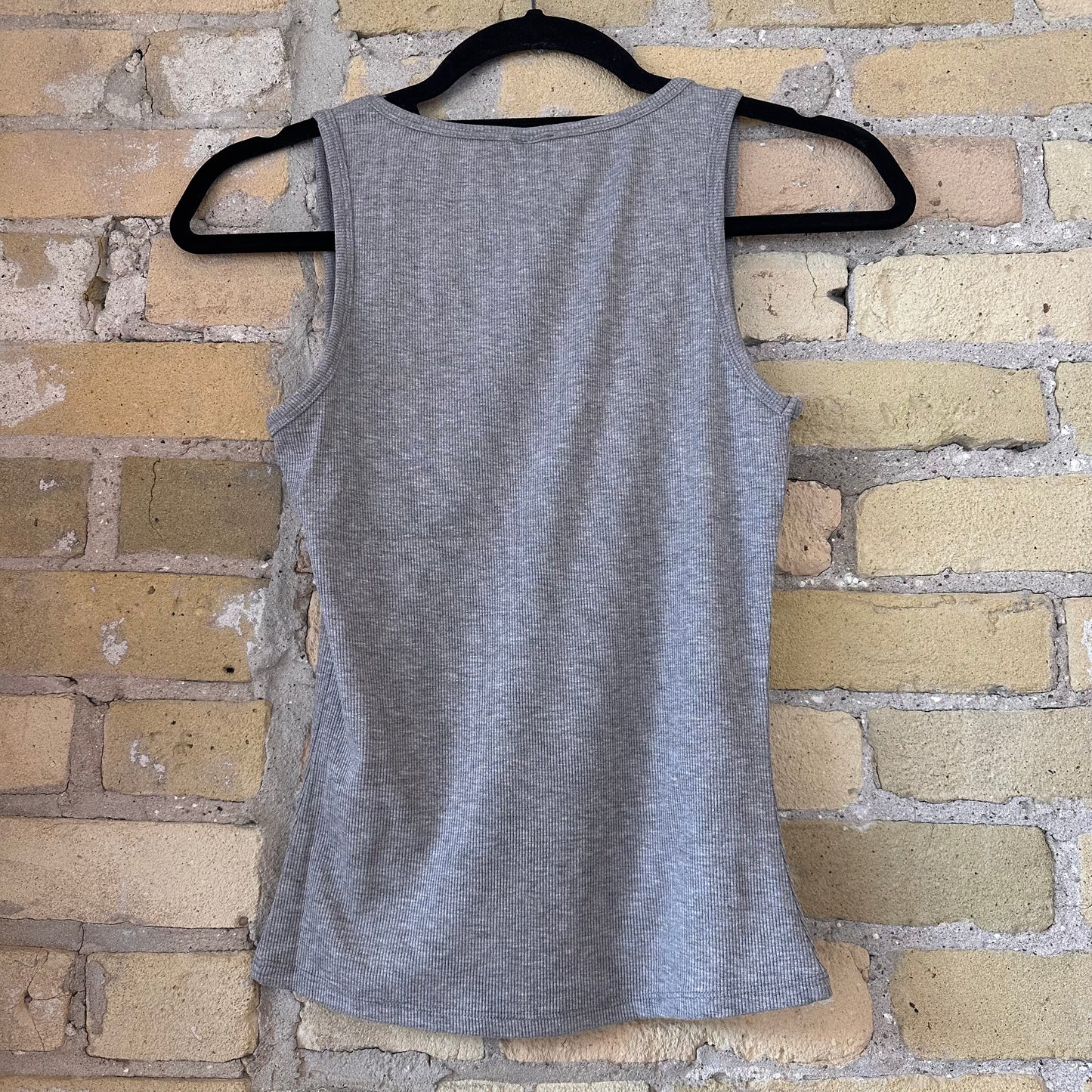 Mono B Square Neck Micro-Ribbed Tank