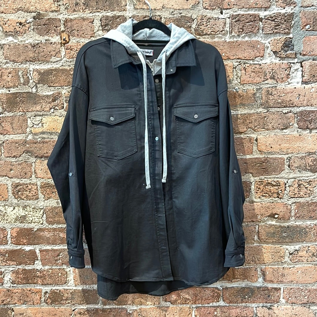 Gearhead Black Hoodie Jacket - Guns & Roses