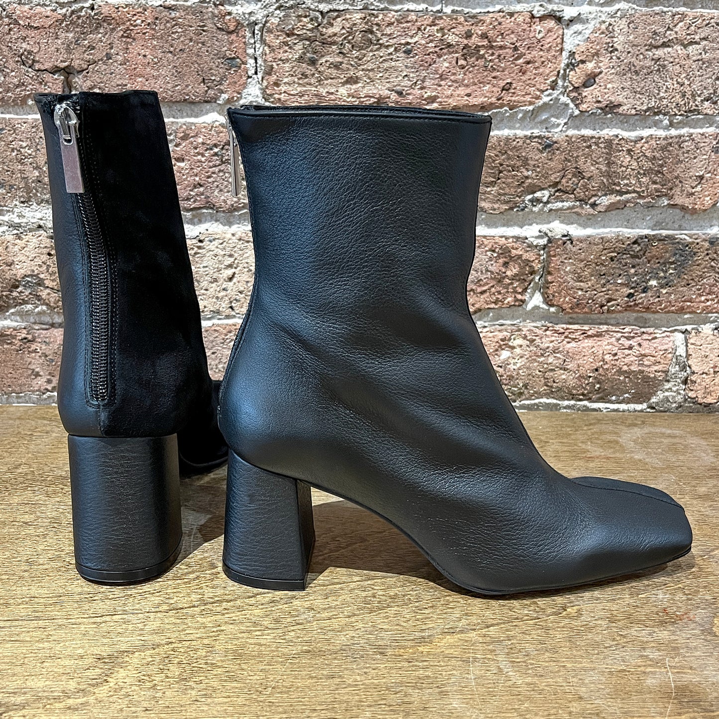 Tabatha Leather Heeled Boots