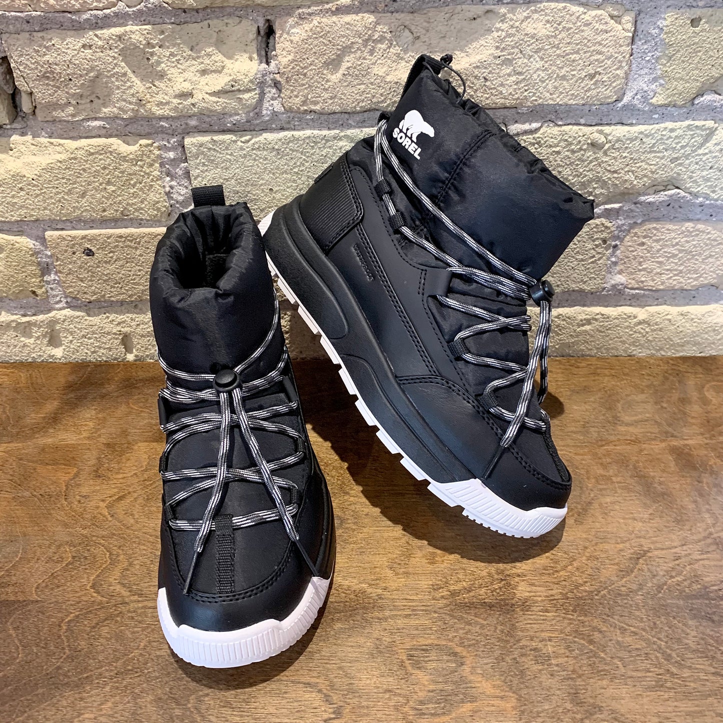 Sorel WHITNEY™ III Waterproof Slip-On Boot Black/Sea Salt