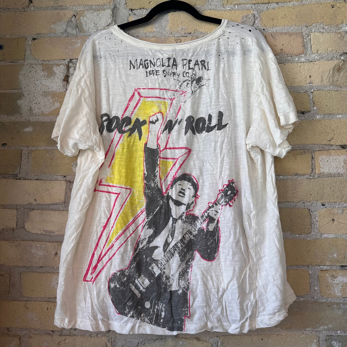 Magnolia Pearl AC/DC Rock N' Roll Tee