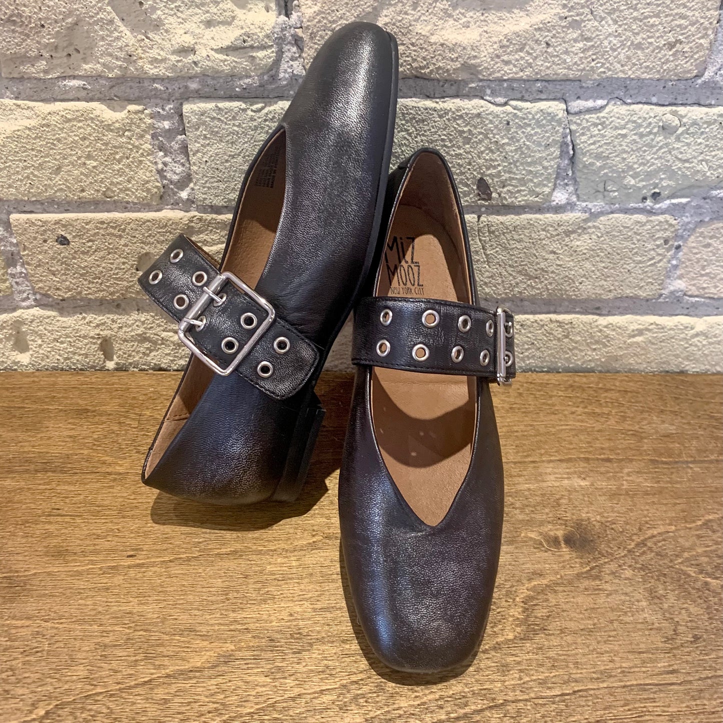 Miz Mooz Zephyr Gunmetal Mary Jane