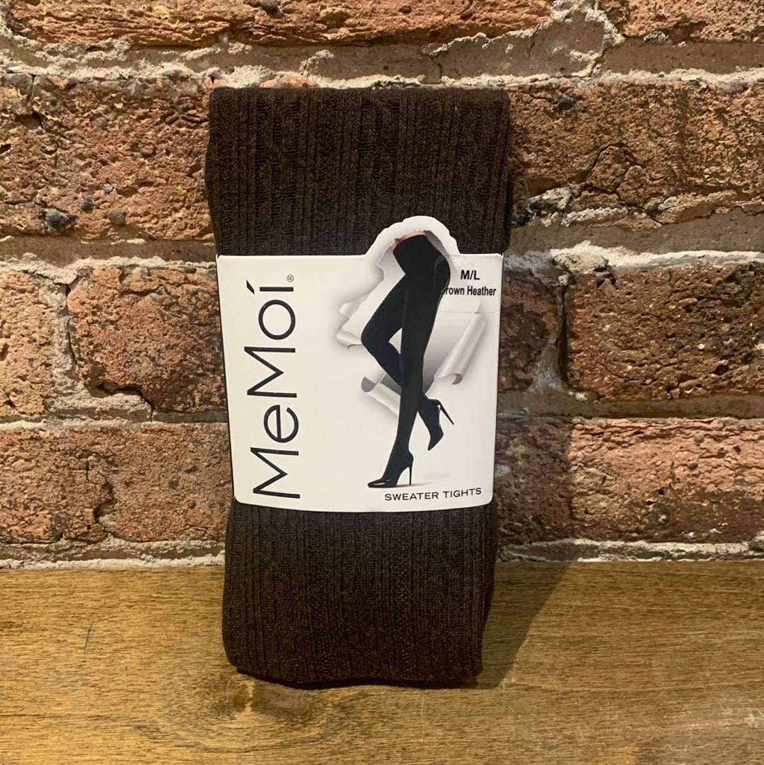 MeMoi Sweater Flat Knit Tights