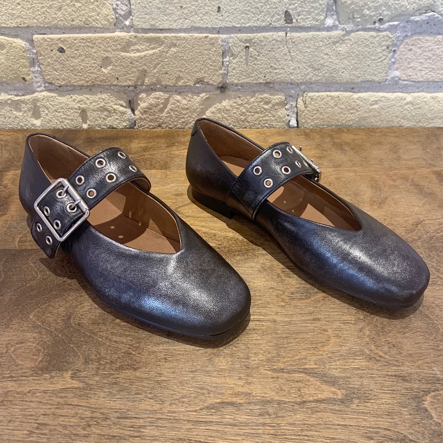 Miz Mooz Zephyr Gunmetal Mary Jane