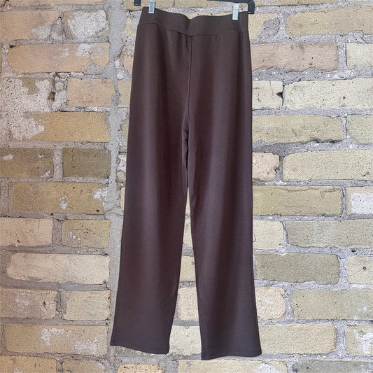 Soft Drape Cropped Pant  Espresso