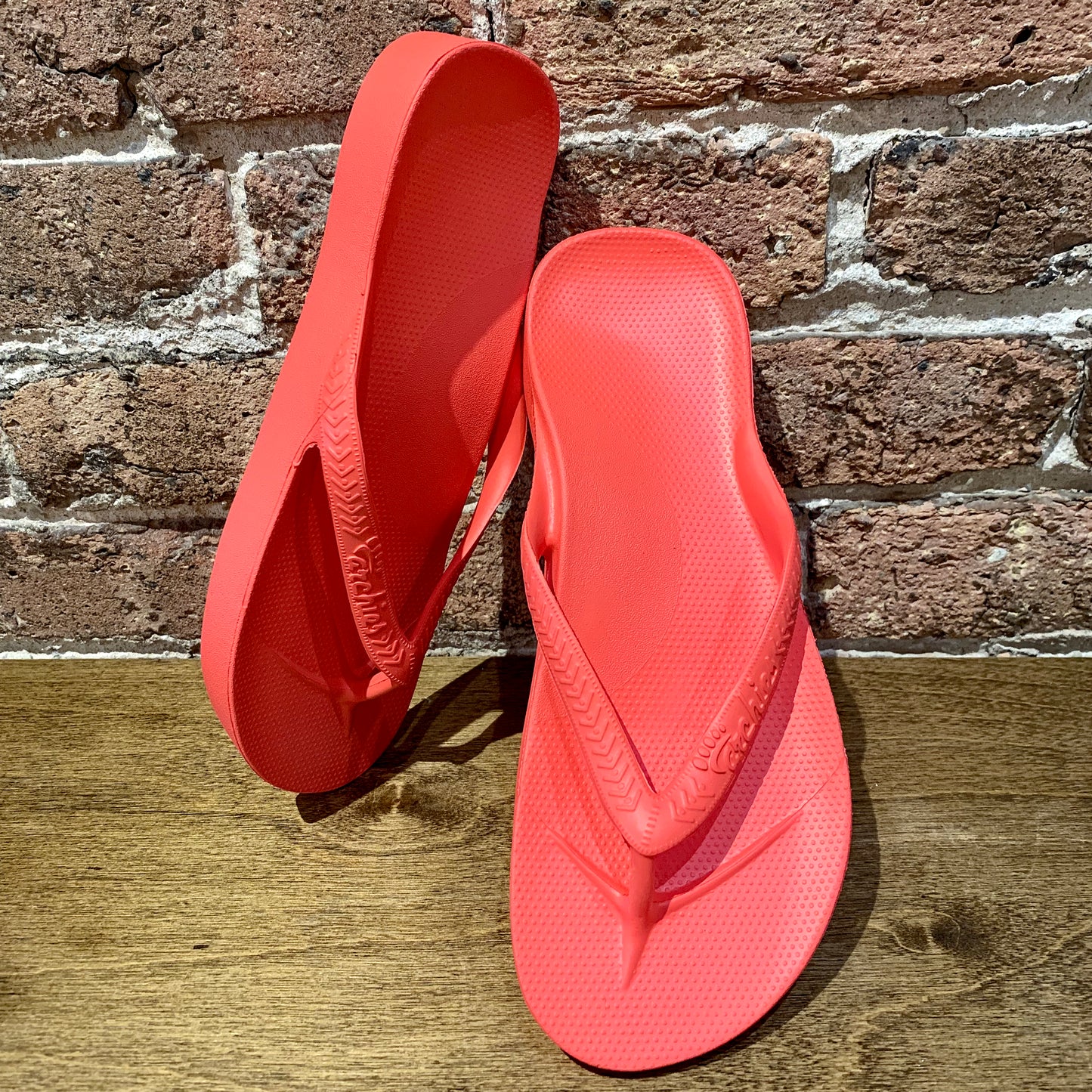 Archies Coral - Arch Support Flip Flops