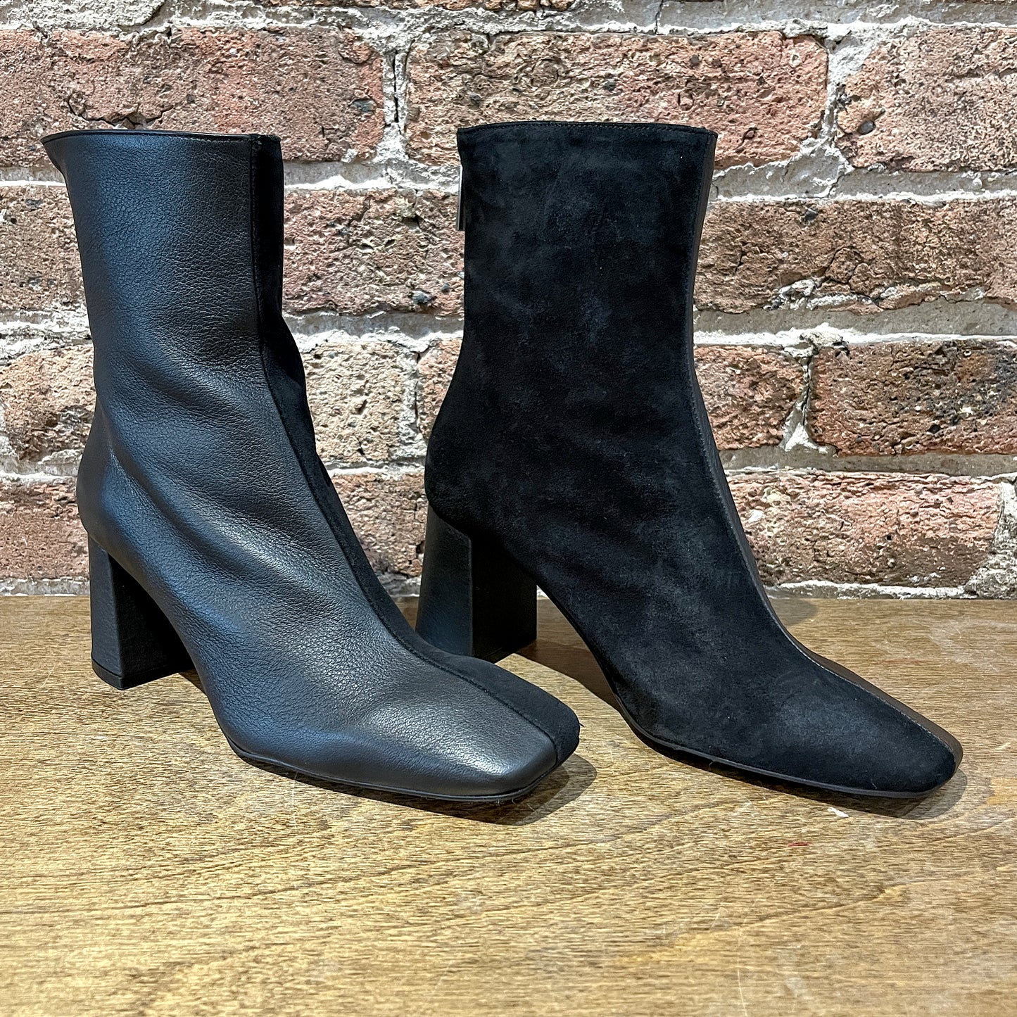 Tabatha Leather Heeled Boots