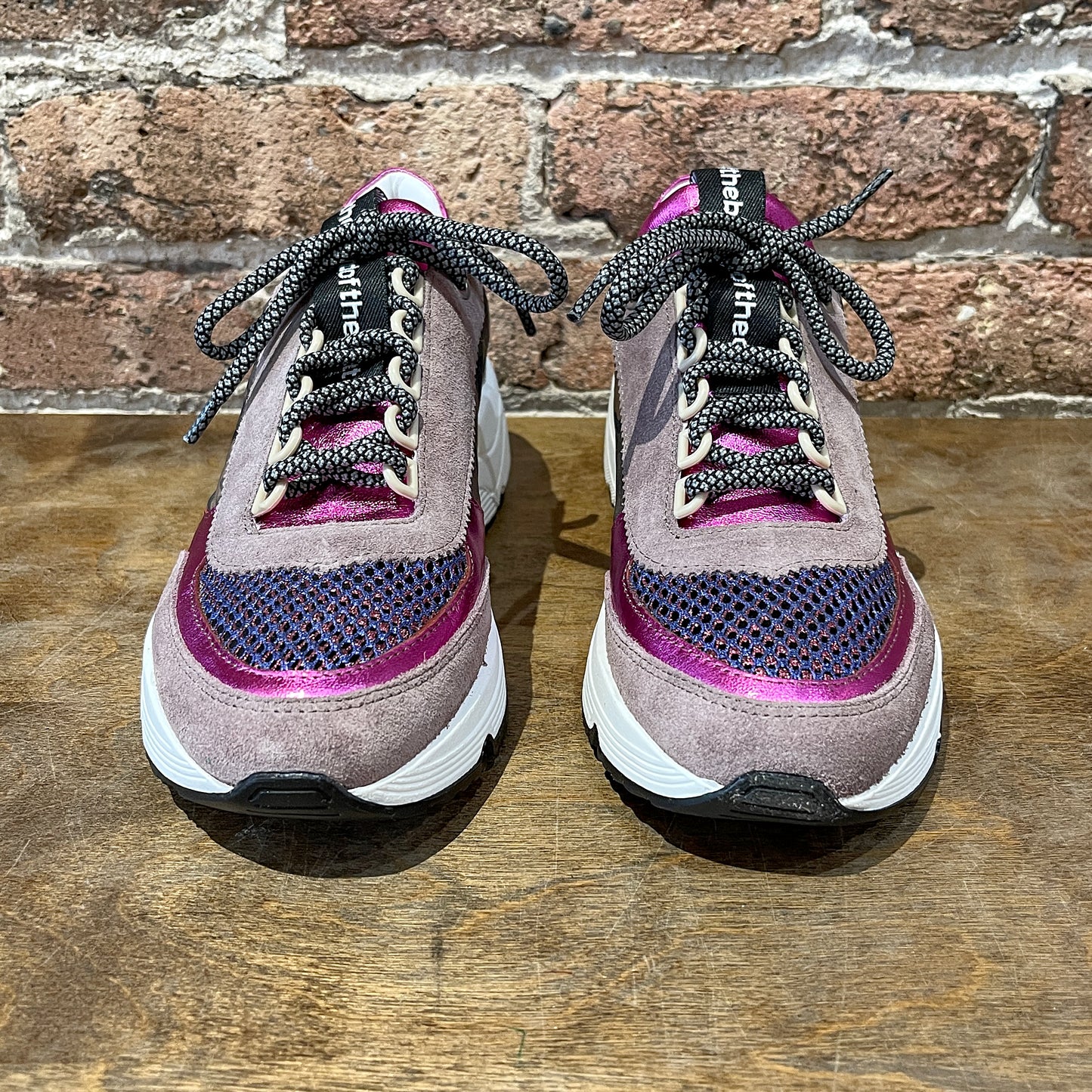 Vaddia Bean Purple/Camo Sneakers