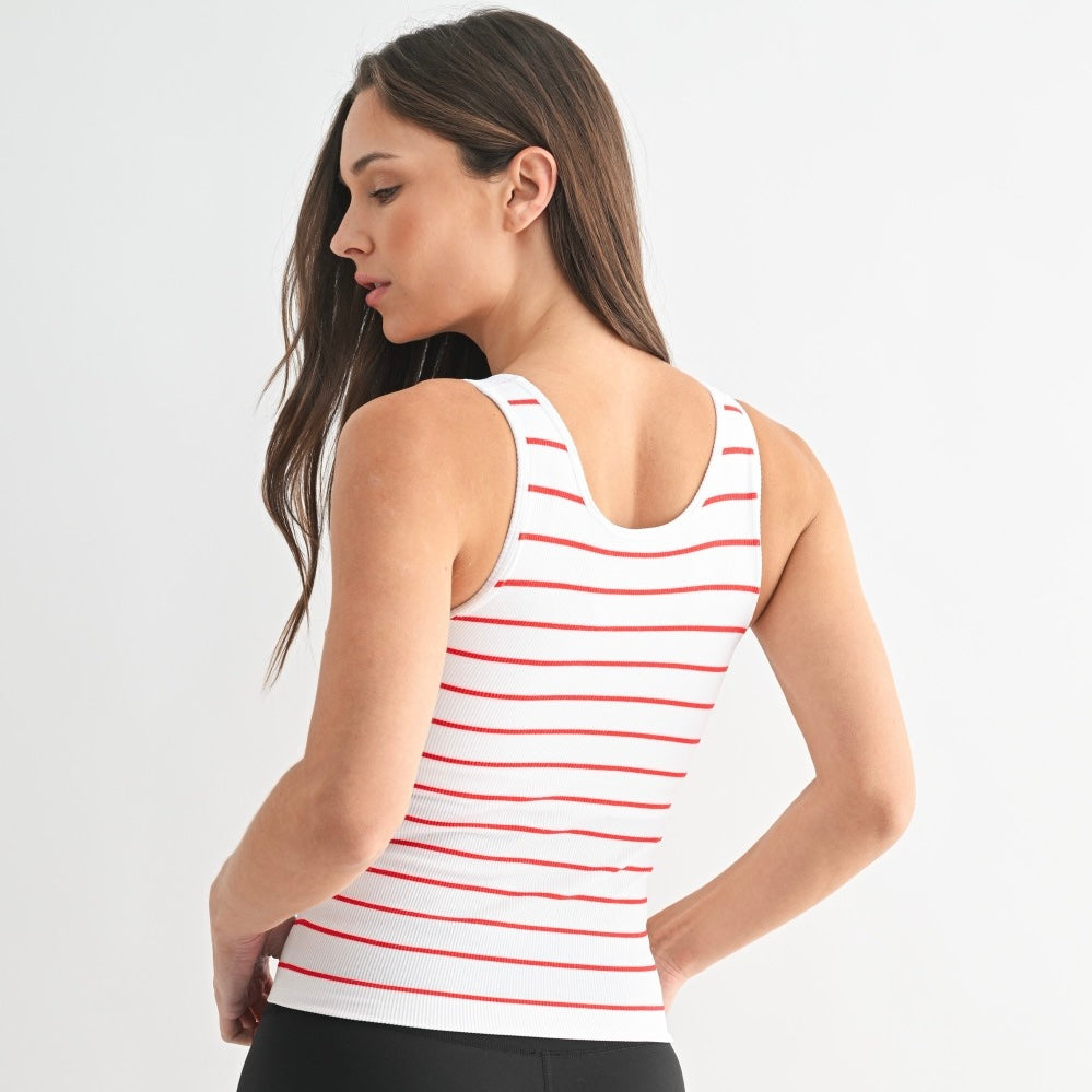 Mono B Seamless Ribbed Bra Tank