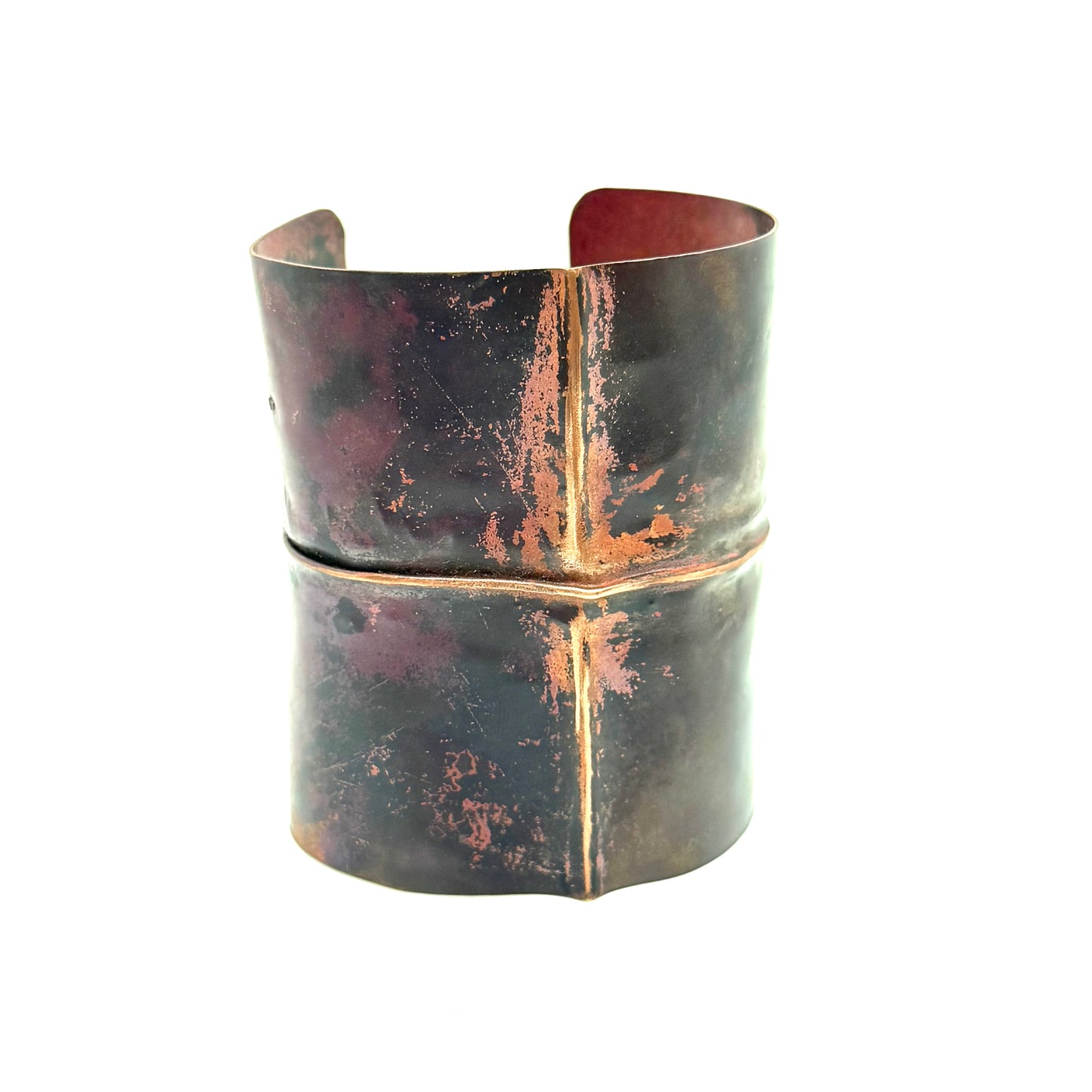 Linda Richman Large Copper Cross Cuff