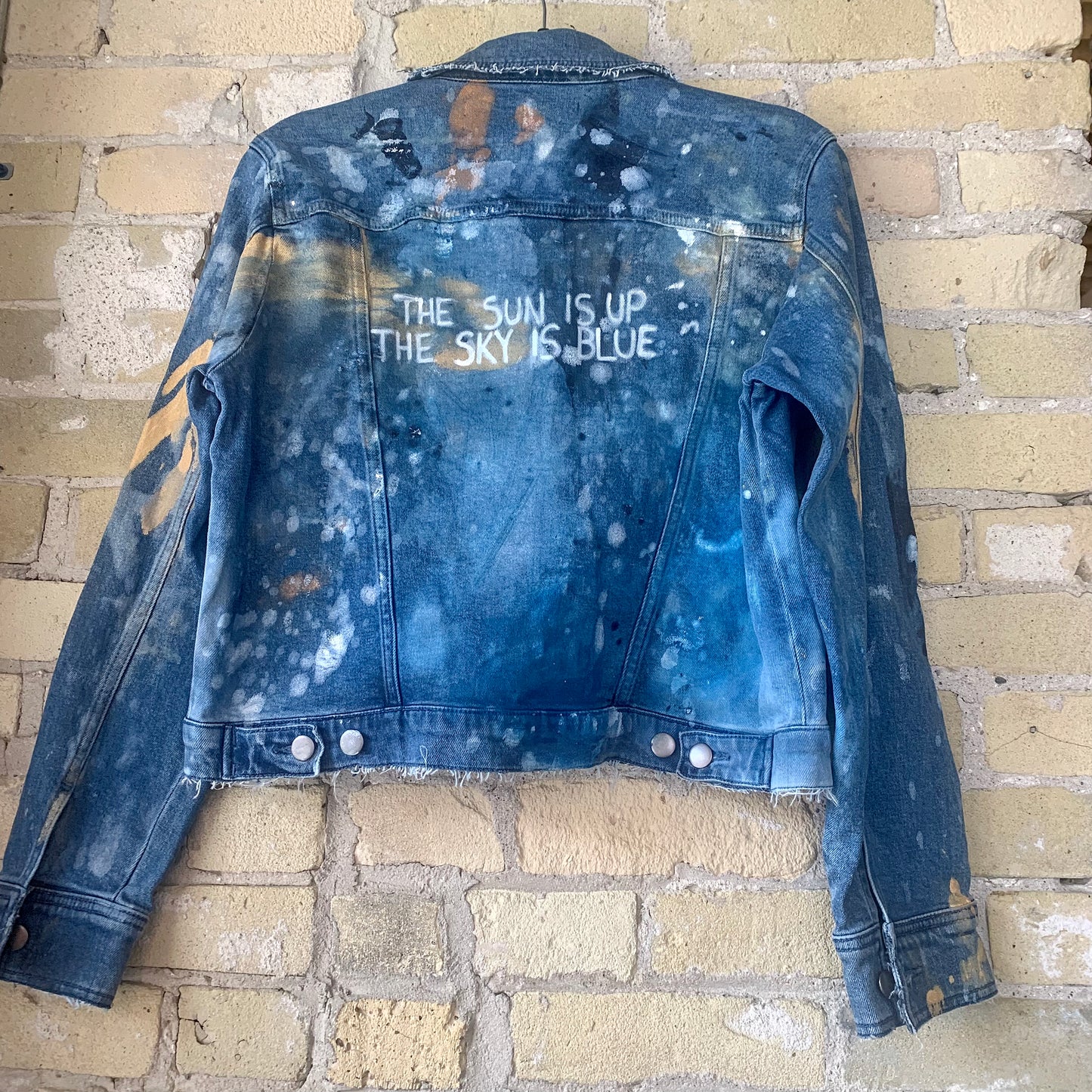 CC x Shoo Painted Denim Jacket - You're Beautiful