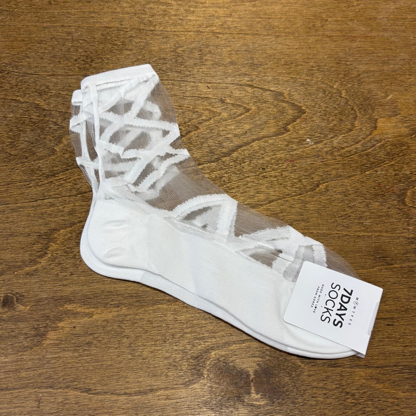 Crew Sheer Ballerina See-Through Socks - shoostore