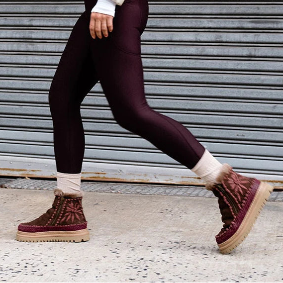 Laidback London Setsu 4.0 Floral Choc Rosso - shoostore