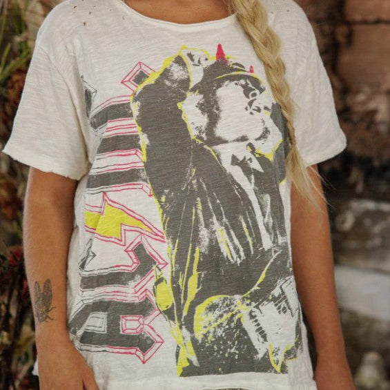 Magnolia Pearl AC/DC Rock N' Roll Tee