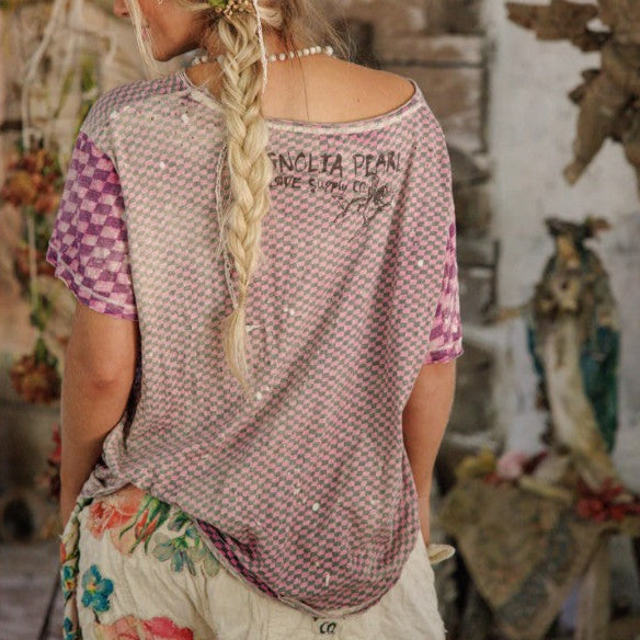 Magnolia Pearl Piecewise Pocket Tee in Hatter