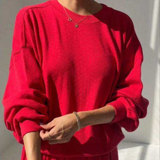 Le Bon Pointelle Core Sweatshirt