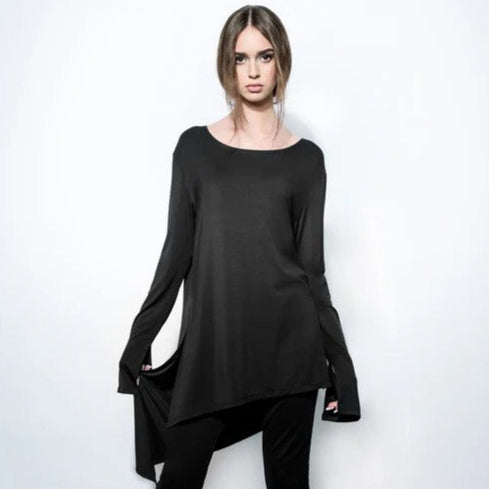 Article X Asymmetric Long Sleeve T-shirt