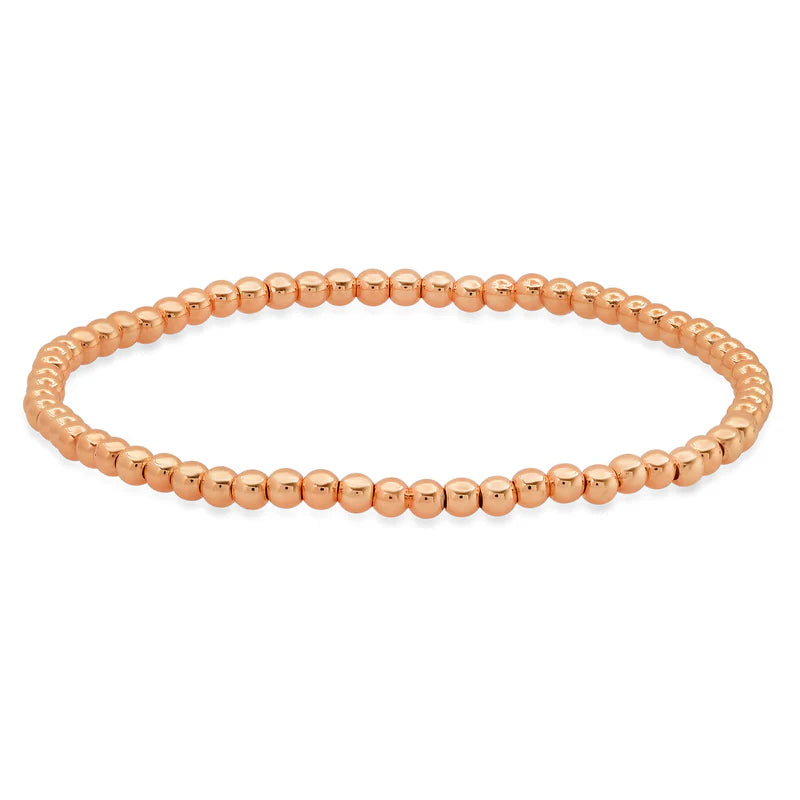 Jen Hansen Stretch Bracelet, Rose Gold