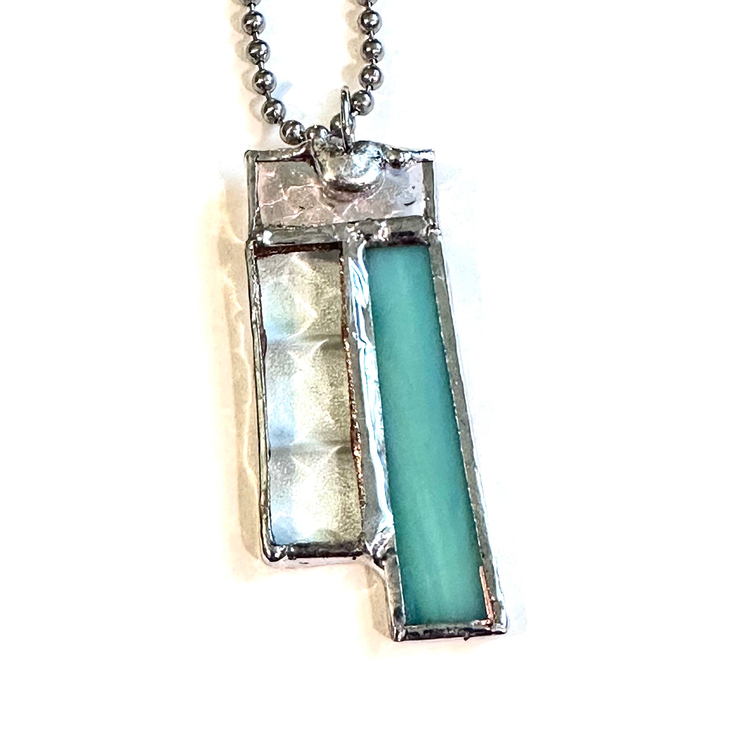 KB Stained Glass Pendant