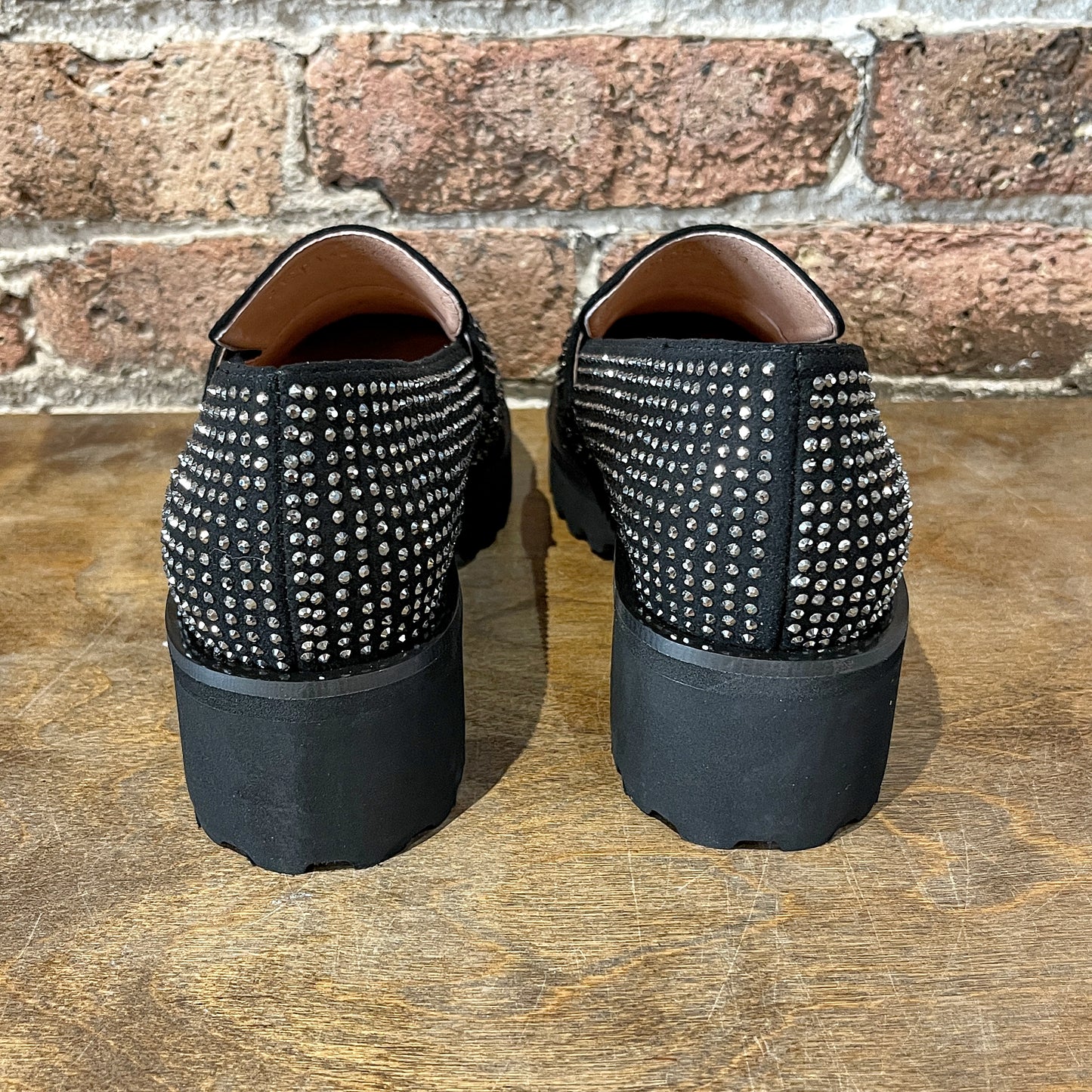 ALL BLACK Royal Stud Loafer