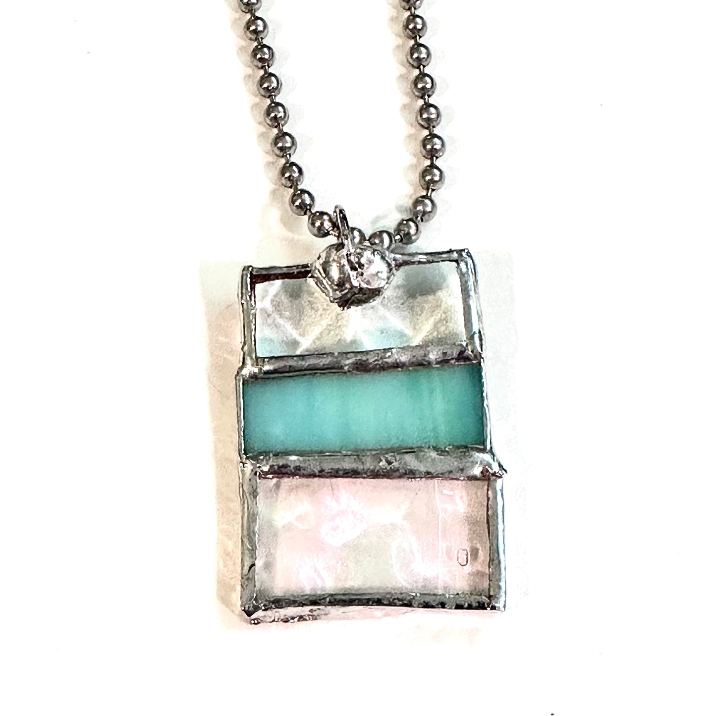 KB Stained Glass Pendant